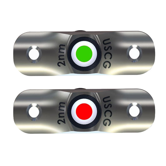 TACO RUB RAIL MOUNTED LED NAVIGATION LIGHT SET - 2-1/2"