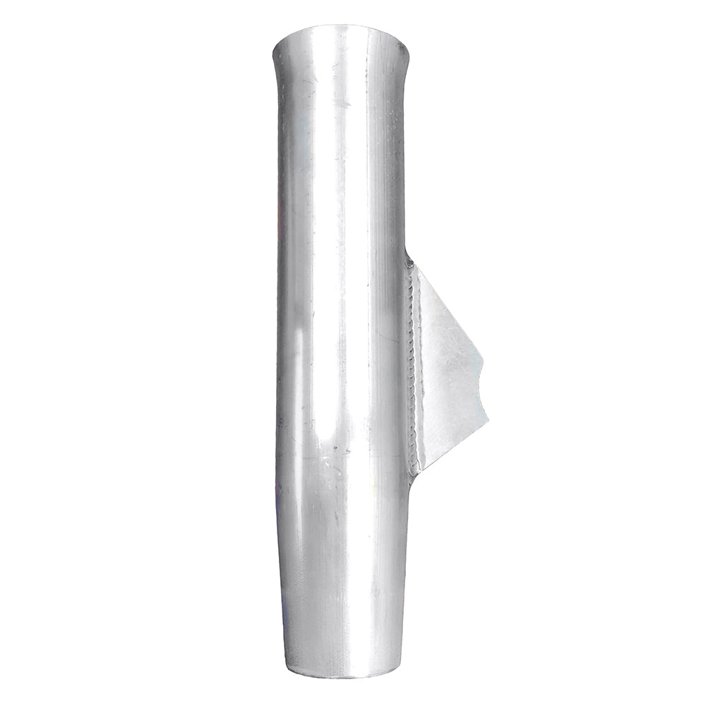 TIGRESS WELD ON ALUMINUM FLARED ROD HOLDER W/BLADE MILL FINISHED 10"