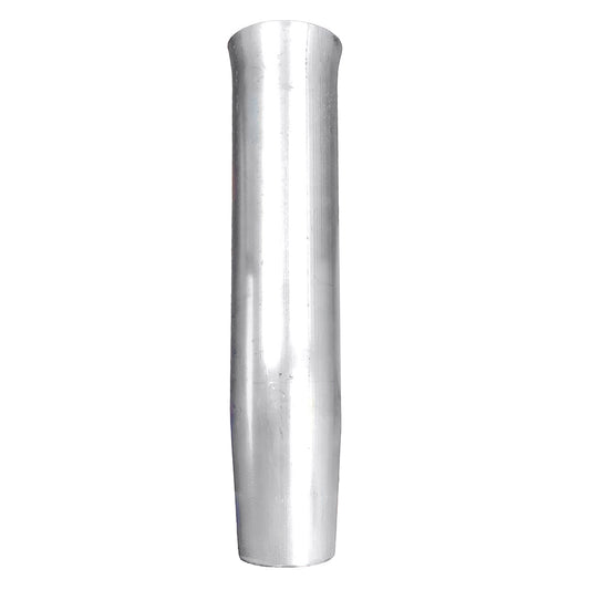 TIGRESS WELD ON ALUMINUM FLARED ROD HOLDER W/O BLADE MILL FINISHED 10"