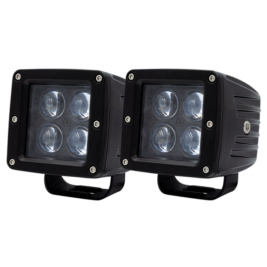 HEISE 3" 4 LED CUBE LIGHT - 2-PACK