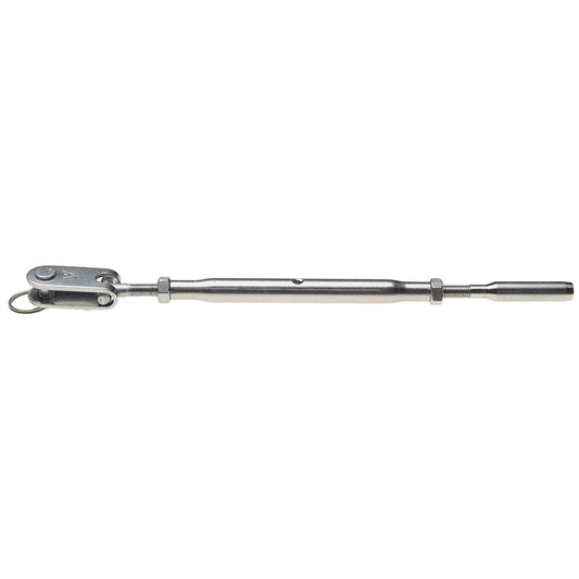 C. SHERMAN JOHNSON CLOSED BODY JAW TO SWAGE TUBULAR TURNBUCKLE F/3/16" WIRE