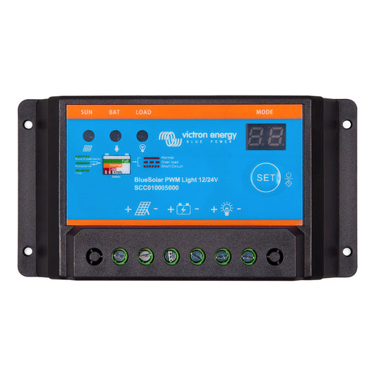 VICTRON BLUESOLAR PWM-LIGHT CHARGE CONTROLLER - 12/24V - 20AMP