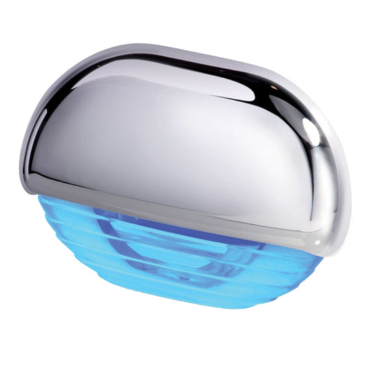 HELLA MARINE EASY FIT STEP LAMP - BLUE CHROME CAP
