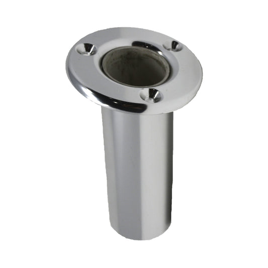 TACO FLUSH MOUNT ROD HOLDER 10&DEG; - DELUXE ANODIZED FINISH