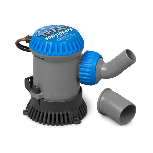 TRAC OUTDOORS BILGE PUMP - 800/1100 GPH - NON-AUTOMATIC