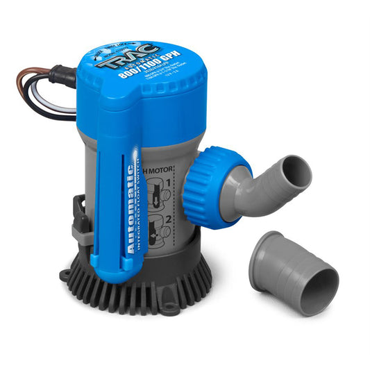TRAC OUTDOORS BILGE PUMP - 800/1100 GPH - AUTOMATIC