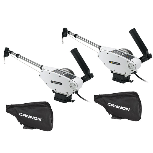 CANNON OPTIMUM&TRADE; 10 TOURNAMENT SERIES (TS) BT ELECTRIC DOWNRIGGER 2-PACK W/BLACK COVERS