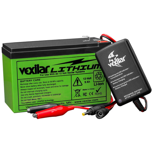 VEXILAR 12V LITHIUM ION BATTERY &AMP; CHARGER