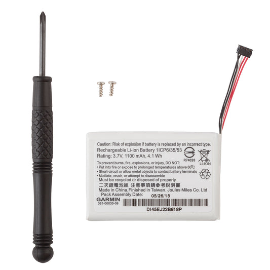GARMIN LITHIUM-ION BATTERY PACK F/TT&TRADE; 15 MINI/T 5 MINI