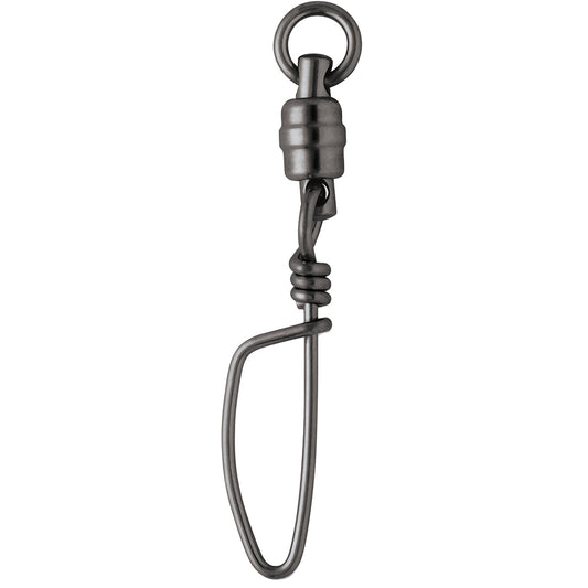 VMC BSHBTSS BLACK STAINLESS STEEL HEAVY-DUTY BALL BEARING TOURNAMENT SNAP SWIVEL #6 - 320LB *1-PACK
