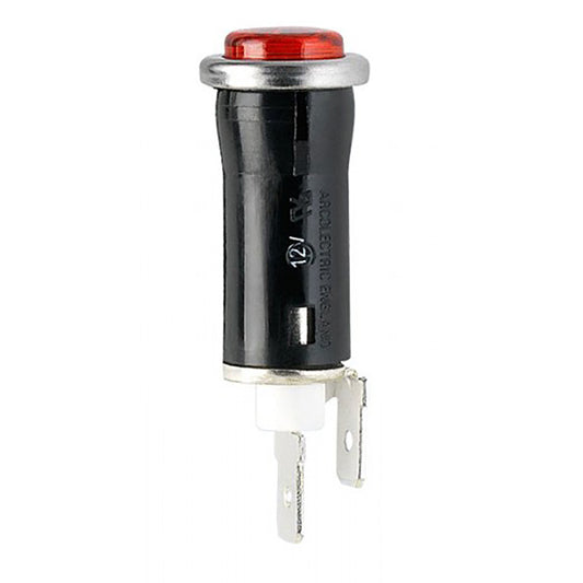 VDO RED SNAP-IN PANEL MOUNT LIGHT - 12V