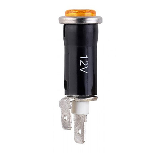 VDO YELLOW SNAP-IN PANEL MOUNT LIGHT - 12V