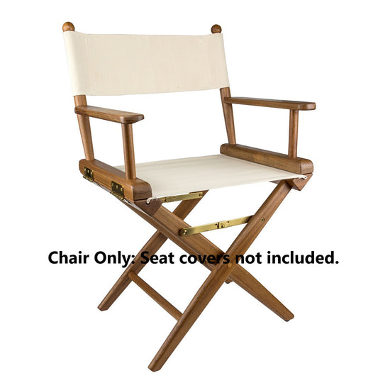 WHITECAP DIRECTOR&#39;S CHAIR W/O SEAT COVERS - TEAK