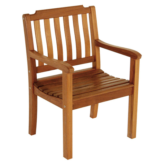 WHITECAP GARDEN CHAIR W/ARMS - TEAK