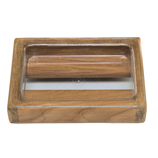 WHITECAP VANITY SOAP DISH - TEAK