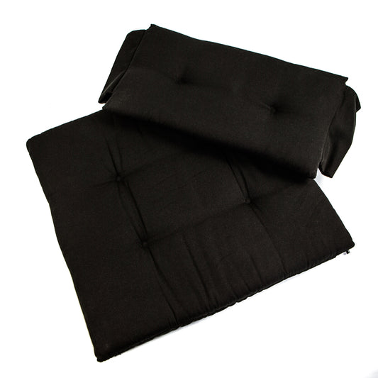 WHITECAP SEAT CUSHION SET F/DIRECTOR&#39;S CHAIR - BLACK