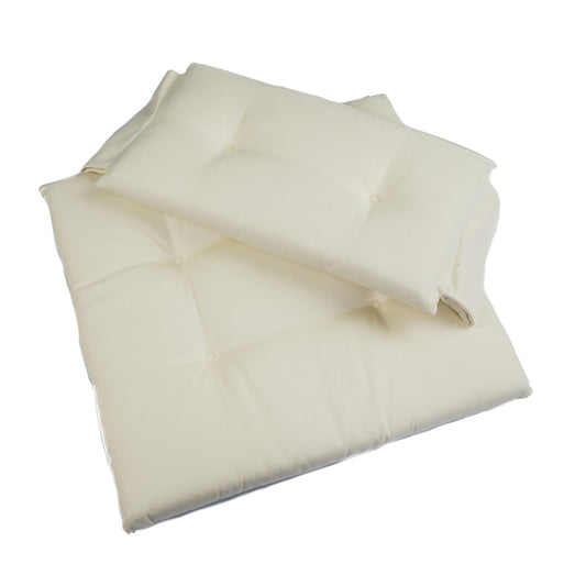 WHITECAP SEAT CUSHION SET F/DIRECTOR&#39;S CHAIR - CR&EGRAVE;ME