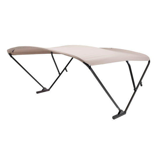 SURESHADE POWER BIMINI - BLACK ANODIZED FRAME - BEIGE FABRIC