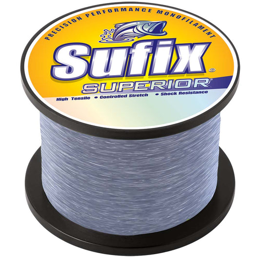 SUFIX SUPERIOR SMOKE BLUE MONOFILAMENT - 80LB - 655 YDS