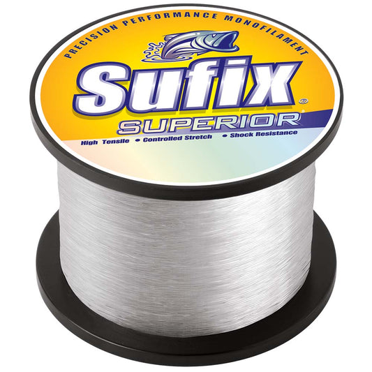 SUFIX SUPERIOR CLEAR MONOFILAMENT - 8LB - 1720 YDS