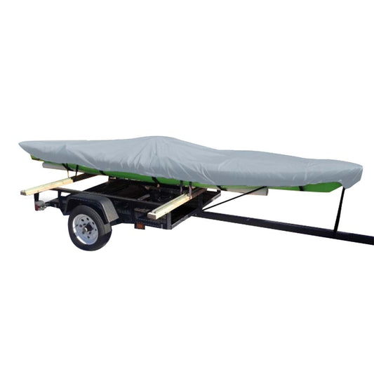 CARVER POLY-FLEX II STYLED-TO-FIT COVER F/10.5&#39; FISHING KAYAKS TRAILERABLE- GREY