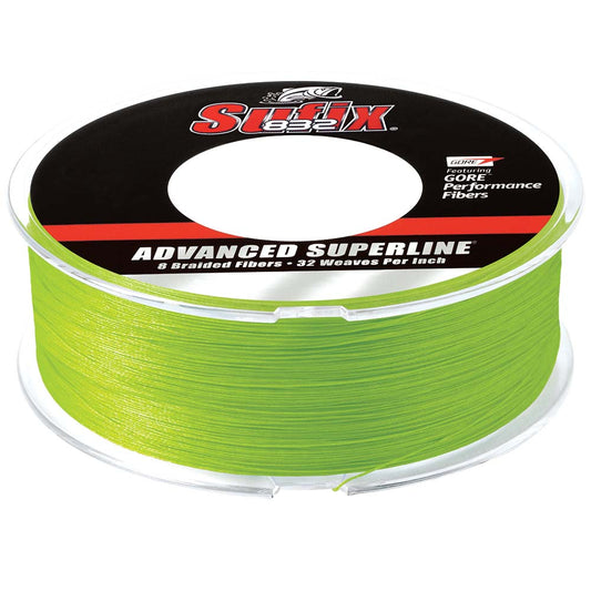 SUFIX 832&REG; ADVANCED SUPERLINE&REG; BRAID - 6LB - NEON LIME - 600 YDS