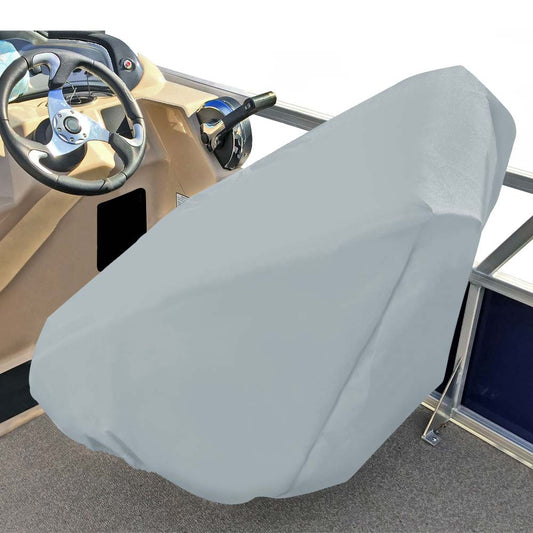 CARVER POLY-FLEX II CAPTAIN&#39;S CHAIR COVER - FITS UP TO 32&PRIME;H X 26&PRIME;W X 25&PRIME;D - GREY