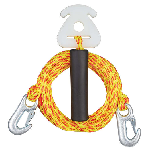 FULL THROTTLE 8&#39; SKI/TUBE TOW HARNESS - YELLOW/ORANGE