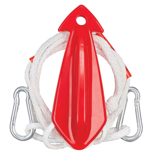 FULL THROTTLE 8&#39; SKI/TUBE TOW HARNESS W/PULLEY - WHITE