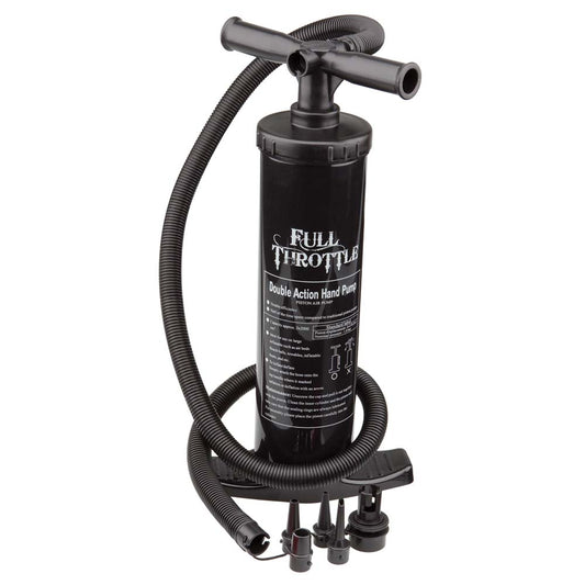 FULL THROTTLE DUAL ACTION HAND PUMP - BLACK
