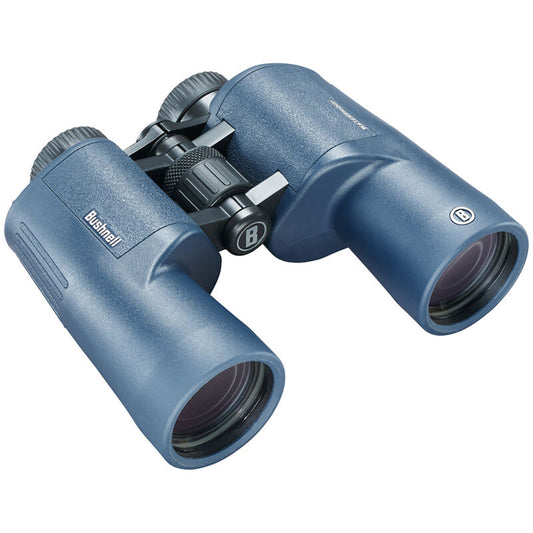 BUSHNELL 7X50MM H2O BINOCULAR - DARK BLUE PORRO WP/FP TWIST UP EYECUPS