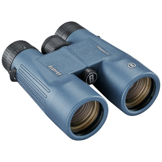 BUSHNELL 8X42MM H2O BINOCULAR - DARK BLUE ROOF WP/FP TWIST UP EYECUPS