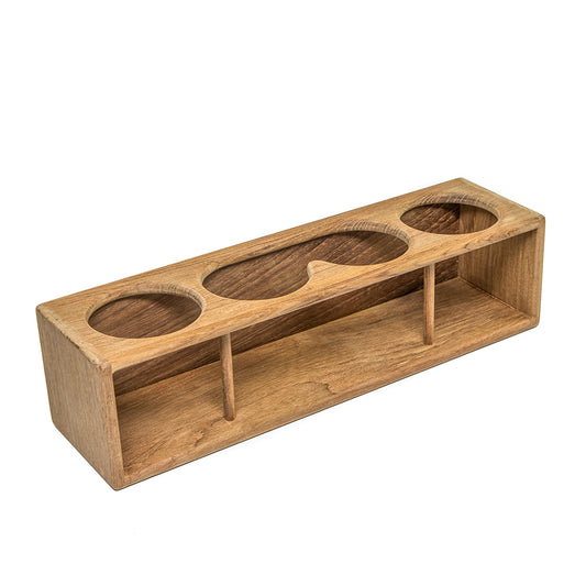 WHITECAP FOUR DRINK/BINOCULAR RACK - TEAK