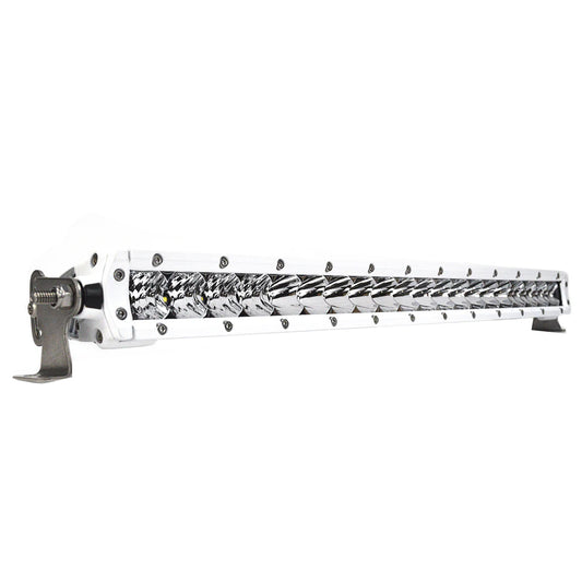 BLACK OAK PRO SERIES 3.0 SINGLE ROW 20" LED LIGHT BAR - COMBO OPTICS - WHITE HOUSING