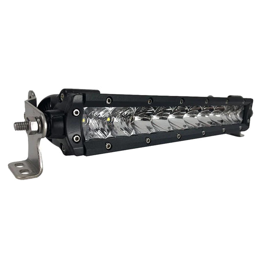 BLACK OAK 10" SINGLE ROW LED LIGHT BAR - COMBO OPTICS - BLACK HOUSING - PRO SERIES 3.0