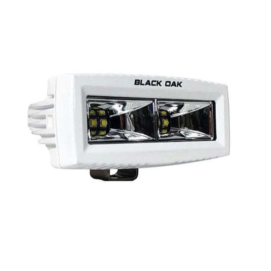 BLACK OAK 4" MARINE SPREADER LIGHT - SCENE OPTICS - WHITE HOUSING - PRO SERIES 3.0