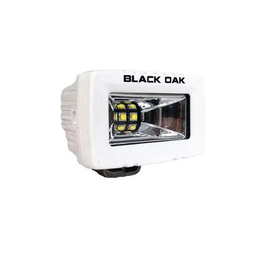 BLACK OAK 2" MARINE SPREADER LIGHT - SCENE OPTICS - WHITE HOUSING - PRO SERIES 3.0