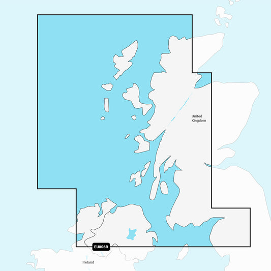 GARMIN NAVIONICS VISION+ NVEU006R - SCOTLAND, WEST COAST - MARINE CHART