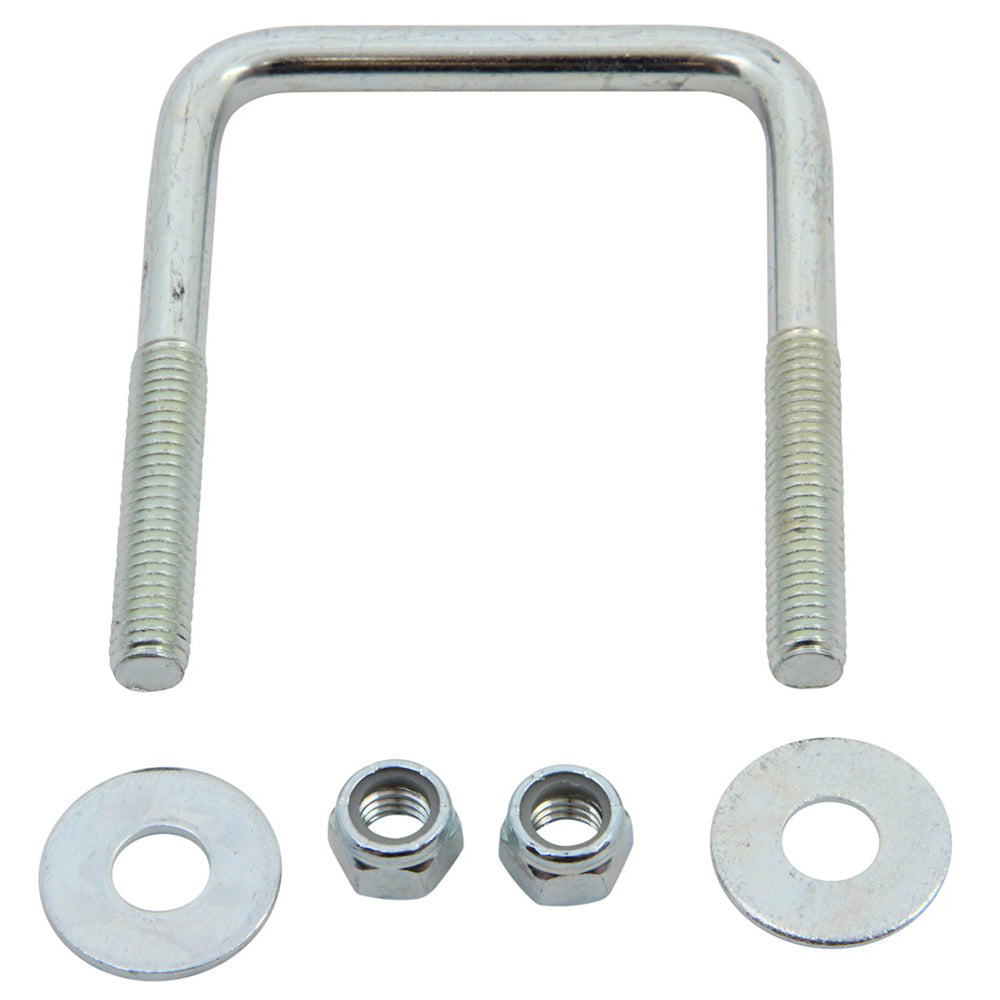 C.E. SMITH ZINC U-BOLT 7/16"-14 X 3-1/8" X 4" W/WASHERS &AMP; NUTS - SQUARE