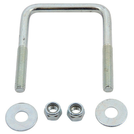 C.E. SMITH ZINC U-BOLT 7/16"-14 X 3-1/8" X 4" W/WASHERS &AMP; NUTS - SQUARE