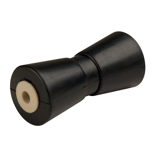 C.E. SMITH 8"-5/8" KEEL ROLLER BLACK NATURAL RUBBER