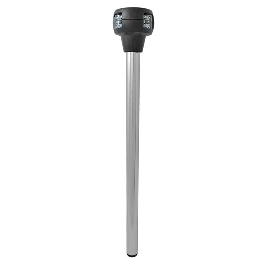 ATTWOOD PULSAR BI-COLOR 2-PIN STOWAWAY LIGHT - 14"ANGLED