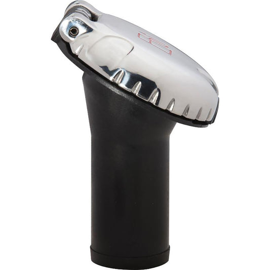 ATTWOOD DECK FILL F/CARBON CANISTER SYSTEM - ANGLED BODY &AMP; SCALLOPED STAINLESS STEEL CAP