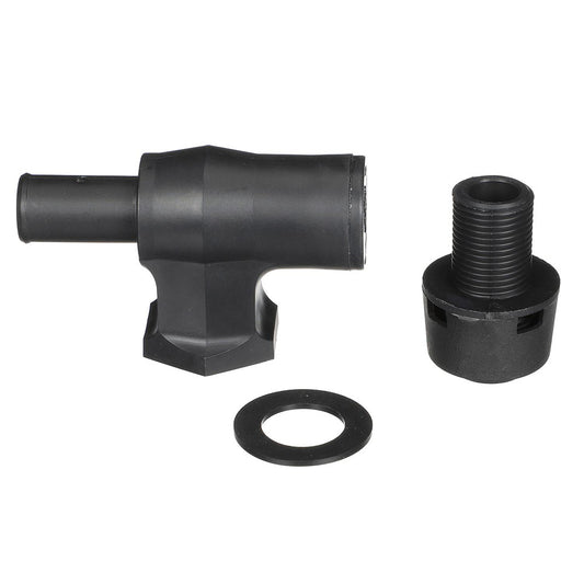 ATTWOOD 90&DEG; P-TRAP FUEL TANK VENT - BLACK W/BLACK VENT HEAD