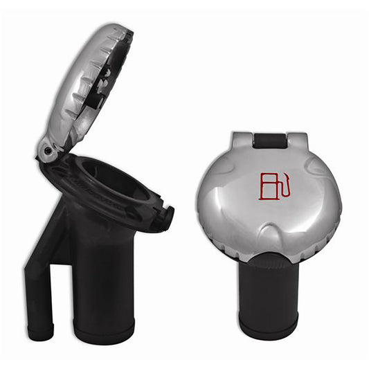 ATTWOOD DECK FILL F/PRESSURE RELIEF SYSTEMS - ANGLED BODY &AMP; SCALLOPED STAINLESS STEEL CAP