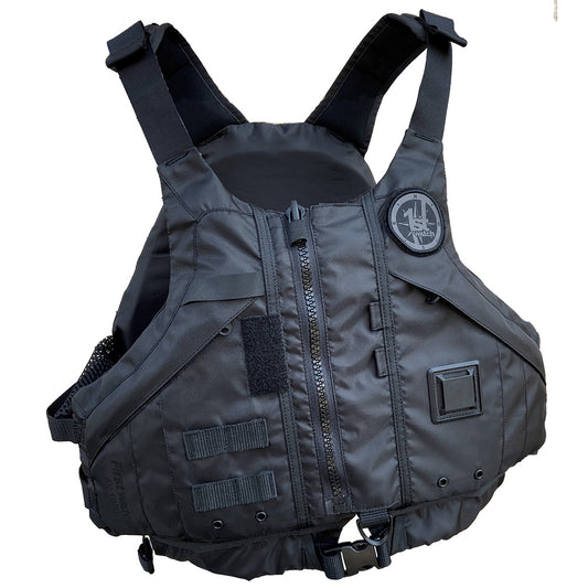 FIRST WATCH AV-1000 KAYAK STYLE DUTY PFD - BLACK - XS/S