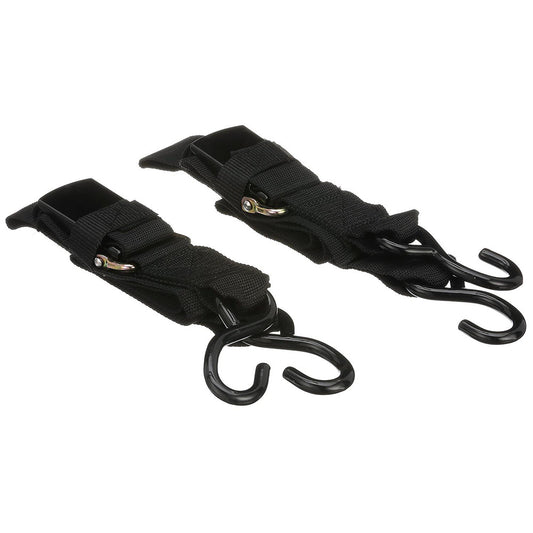ATTWOOD QUICK-RELEASE TRANSOM TIE-DOWN STRAPS 2" X 4&#39; PAIR