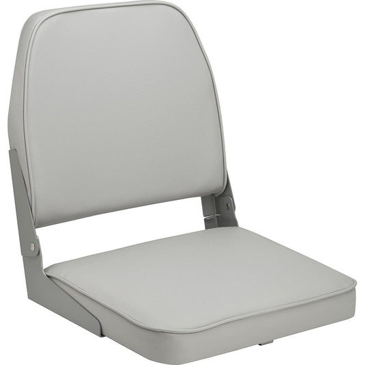 ATTWOOD SWIVL-EZE LOW BACK PADDED FLIP SEAT - GREY